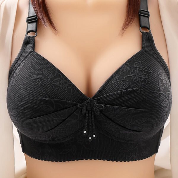 underwear fashion simple solid color push up wireless t-shirt bra