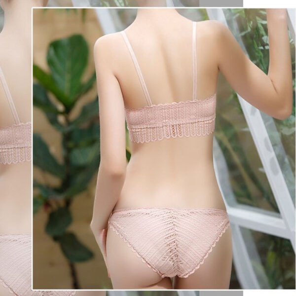 Exclusive & comfortable lace bra panty set for woman - Image 3